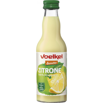 Voelkel Zitronensaft, 0,2 ltr Flasche
