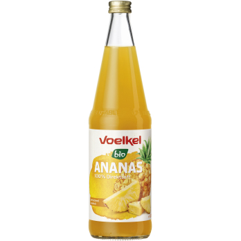 Voelkel Ananassaft, 0,7 ltr Flasche