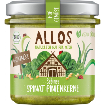 Allos Hof-Gemüse Steffis Spinat-Pinienkerne, 135 g
