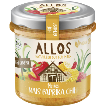 Allos Hof-Gemüse Meikes Mais Paprika Chili, 135 gr