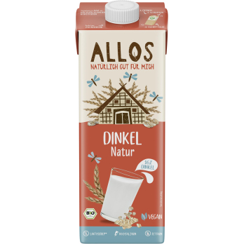 Allos Dinkel Drink naturell, 1 ltr Packung
