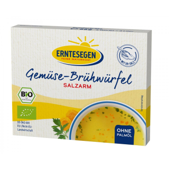 Erntesegen Gemüse Brühwürfel, salzarm, à 11 gr für