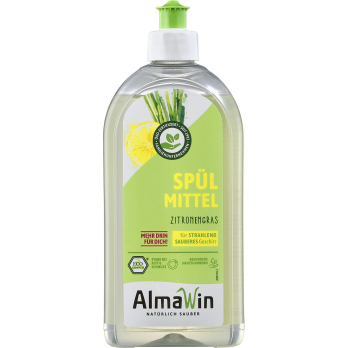 Alma Win Spülmittel Zitronengras, 0,5 ltr Flasche