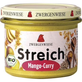 Zwergenwiese Mango Curry Streich, 180 gr Glas