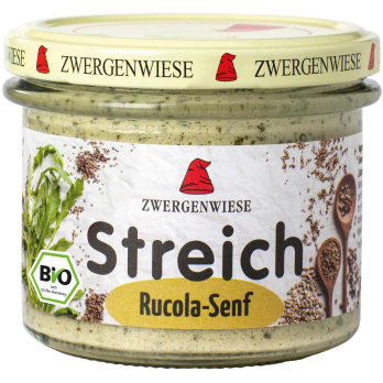 Zwergenwiese Rucola-Senf Streich, 180 gr Glas