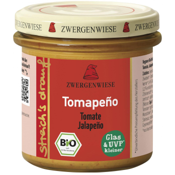 Zwergenwiese streichs drauf Tomapeño, 135 g Glas