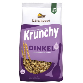 Barnhouse Krunchy Pur Dinkel, 375 gr Packung