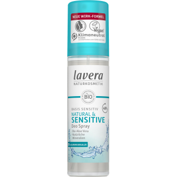 lavera Deo Spray Basis Sensitiv, 75 ml Flasche