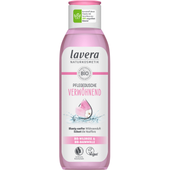 lavera Pflegedusche Verwöhnend, 250 ml Flasche -ve