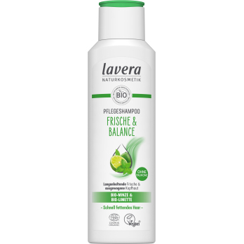lavera Pflegeshampoo Frische & Balance, 250 ml Fla