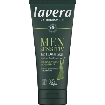 lavera 3in1 Duschgel Men Sensitiv, 200 ml Tube