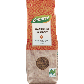 dennree Basilikum, gerebelt, 25 gr Packung