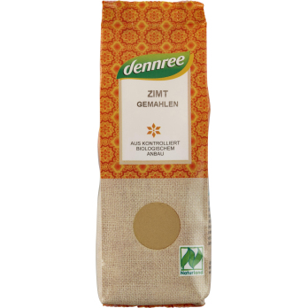 dennree Zimt, gemahlen, 50 gr Packung -Naturland-