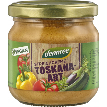 dennree Streichcreme Toskana, 180 gr Glas