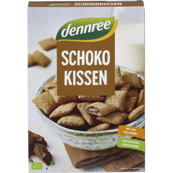 dennree Schokokissen, 375 gr Packung