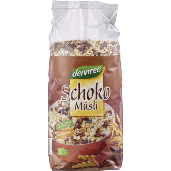 dennree Schoko Müsli, 750 gr Packung