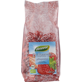 dennree Erdbeeren,  gefriergetrocknet in Scheiben,