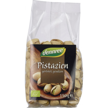 dennree Pistazien mit Schale, geröstet & gesalzen,