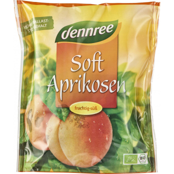dennree Soft-Aprikosen, süß & entsteint,  200 gr P