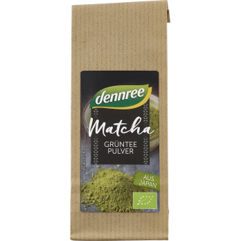 dennree Matcha, Grünteepulver, 30 gr Packung