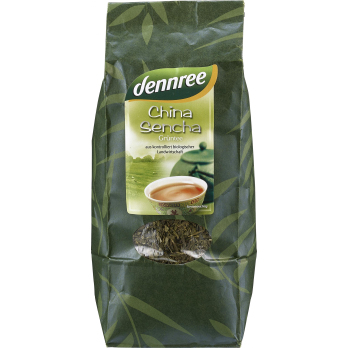 dennree China Sencha Grüntee, 500 gr Packung