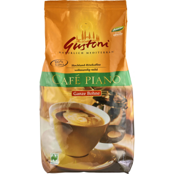 Gustoni Café Piano, ganze Bohne, 1 kg Packung