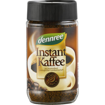 dennree Instant Kaffee, 100 gr Glas