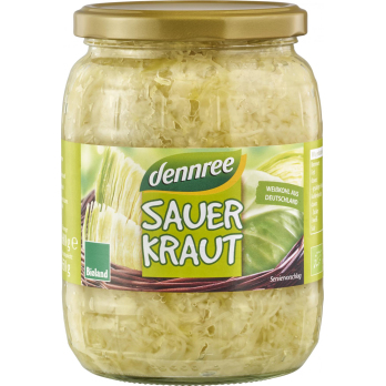 dennree Sauerkraut, 680 gr Glas (650 gr)