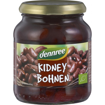 dennree Kidneybohnen, 360 gr Glas