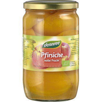 dennree Pfirsiche, halbe Frucht,entsteint ,680 gr