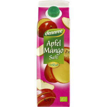 dennree Apfel-Mango-Saft , 1 ltr Elopak