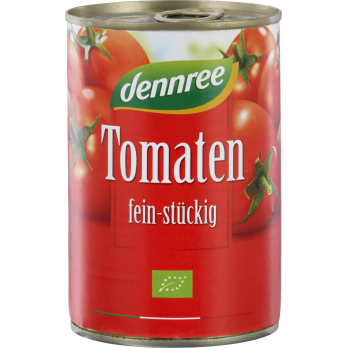 dennree Tomaten fein-stückig, 400 gr Dose