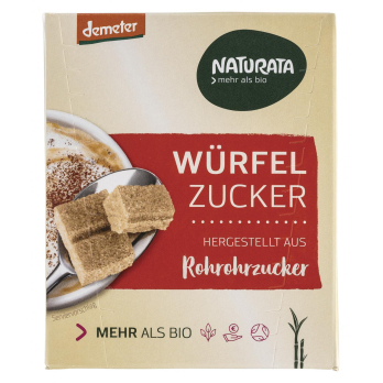 Naturata Würfelzucker, 500 gr Packung