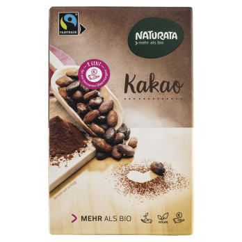 Naturata Kakaopulver, schwach entölt, 125 gr Packu