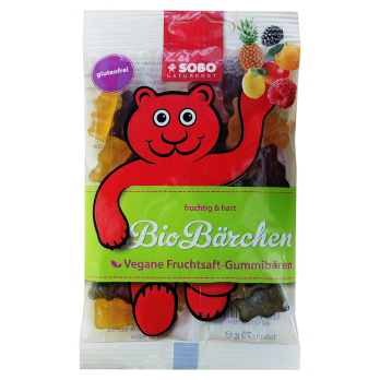 Sobo BioBärchen Fruchtsaft Gummibär, 75 gr Packung