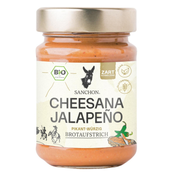 Sanchon Cheesana Jalapeño, 170 gr Glas