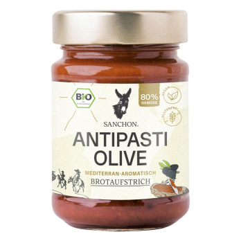 Sanchon Antipasti Olive Brotaufstrich, 190 gr Glas