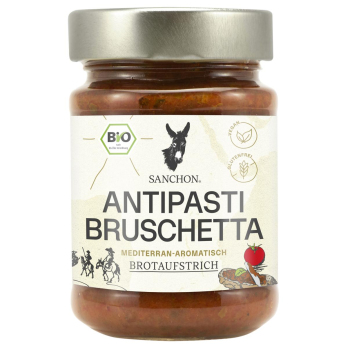 Sanchon Antipasti Bruschetta, 190 gr Glas