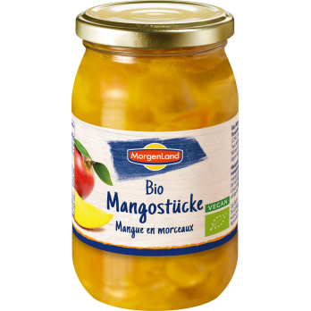 Morgenland Mango-Stücke, 370 ml Glas (220 gr)