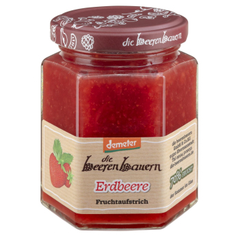 die beerenbauern Erdbeere Fruchtaufstrich, 200 gr