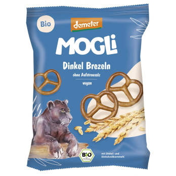 Mogli Dinkel Brezeln, 50 gr Packung