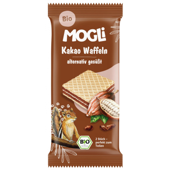 Mogli Kakao Waffel, 15 gr Stück