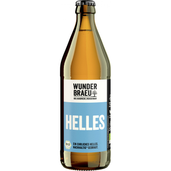 Wunderbräu Helles, 0,5 ltr Flasche