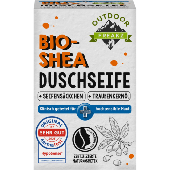 Outdoor Freakz Duschseife Bio Sheabutter mit Seife