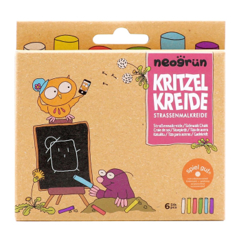 neogrün Kritzelkreide - Bunte Straßenmalkreide