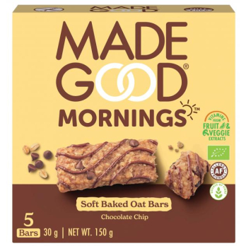 MadeGood Mornings Soft Baked Chocolate, 150 g Pack