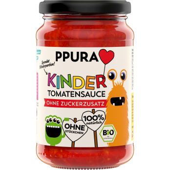 PPURA Sugo Kindertomatensauce, ohne Zuckerzusatz,