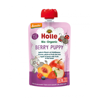 Holle Berry Puppy Apfel & Pfirsich mit Waldbeeren