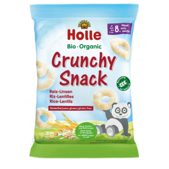 Holle Crunchy Snack Reis-Linsen, 25 gr Beutel