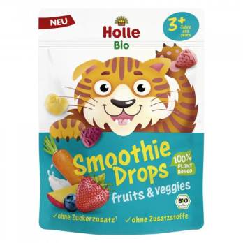 Holle Smoothie Drops fruits & veggies, 15 gr Beute